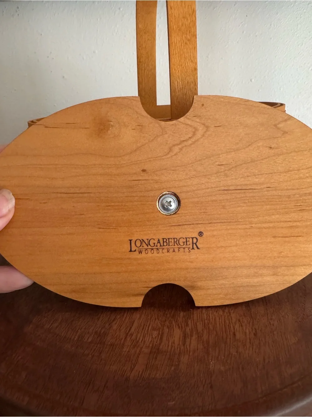 Y2K Longaberger Basket Century Celebration with plastic insert and star lid.